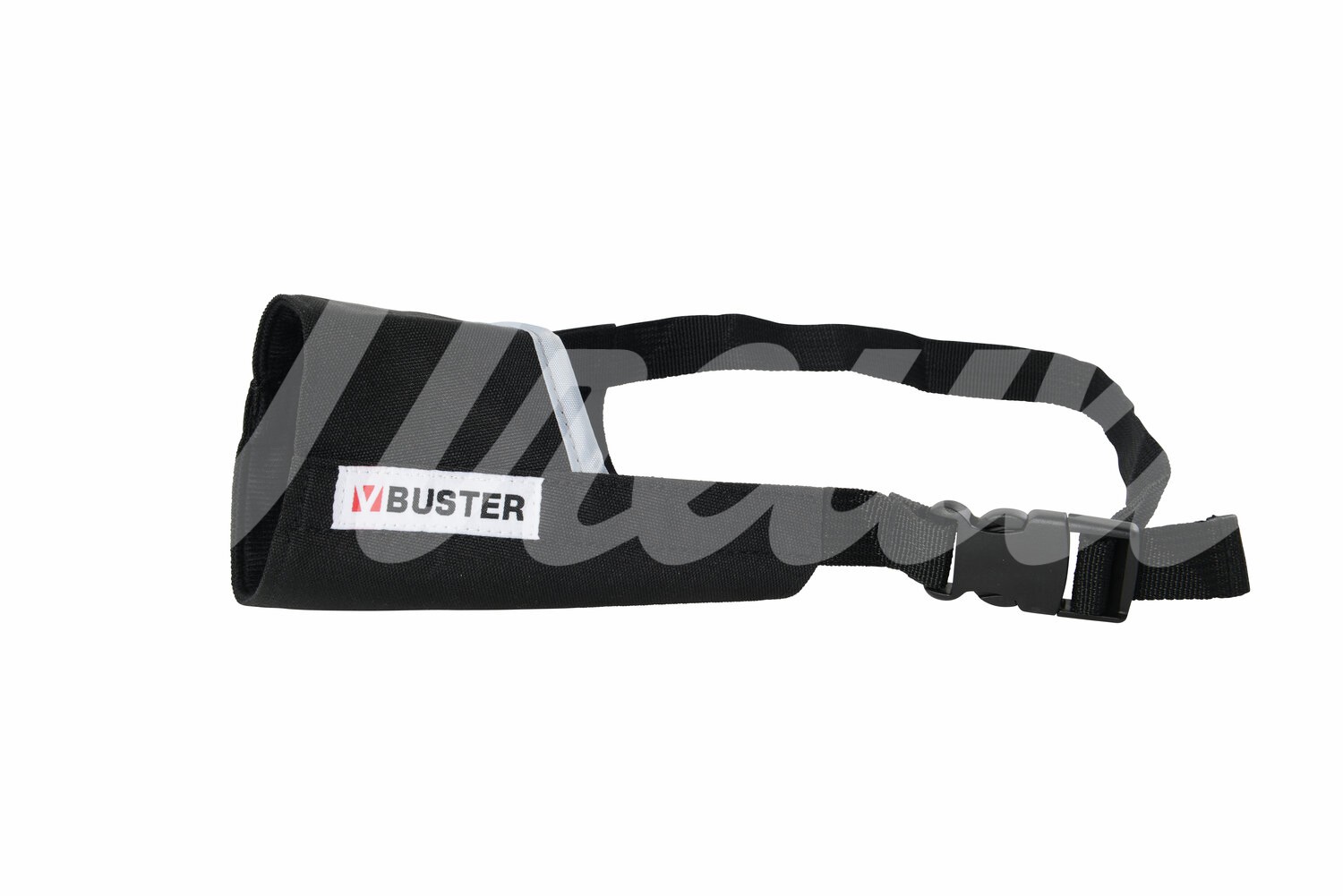 BUSTER Easy-ID Nylon Maulkorb f. Hunde grau Gr. XXL 1 Stk.