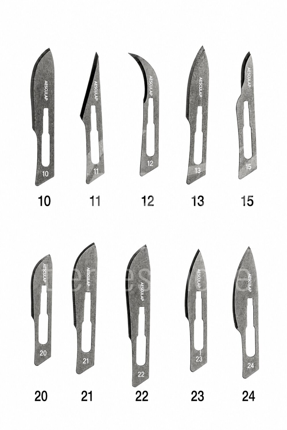 Skalpellklingen WDT Fig.10, steril 100 Stück Skalpellklingen WDT Fig.10, steril 100 Stück