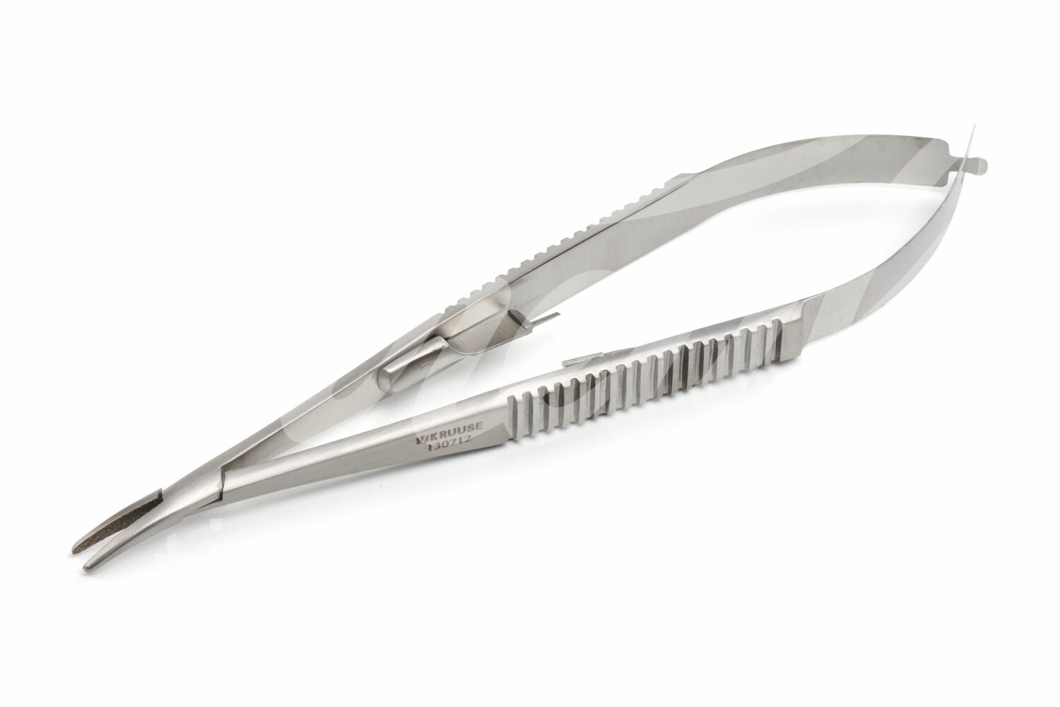 KRUUSE Nadelhalter Castroviejo 13.0 cm diamant gebogen m.Sperre 1 Stk