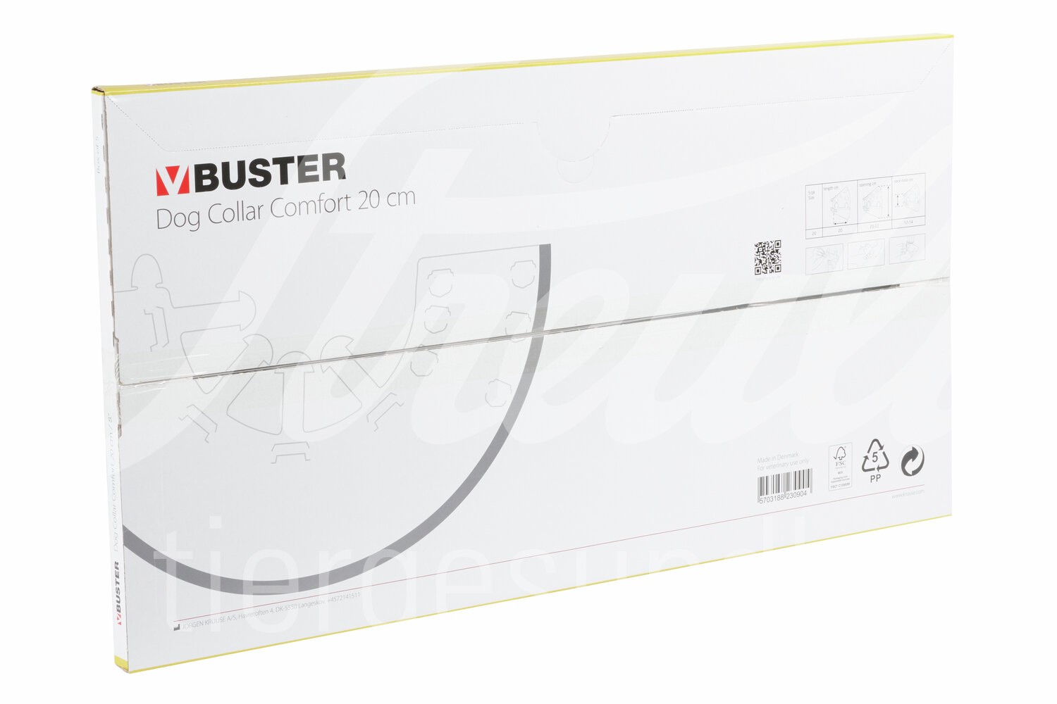 BUSTER Halskragen Comfort transp. Schnell-Versch. 20cm 5Stk BUSTER Halskragen Comfort transp. Schnell-Versch. 20cm 5Stk