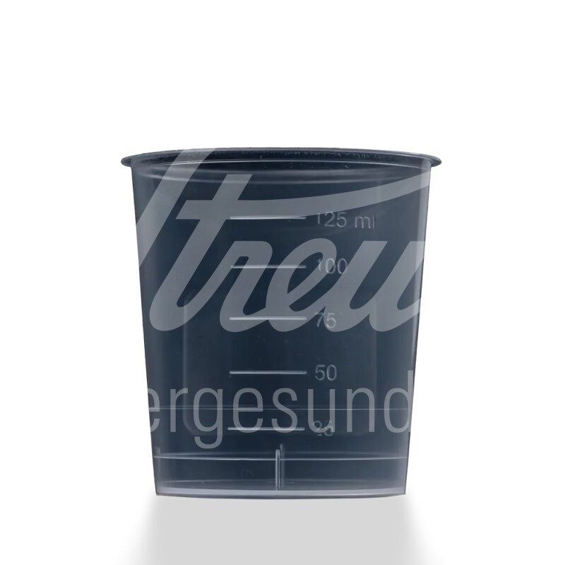 Urinbecher 125 ml unsteril ohne rotem Stülpdeckel 1000 Stk.