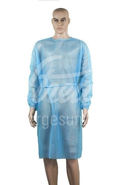 VaSano Isol Kittel Klettverschluss-Kragen PP/PE 10 Stk