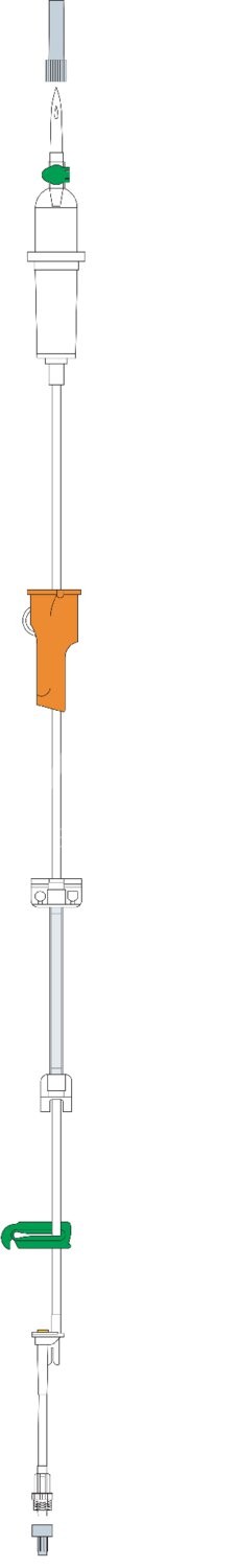 B.Braun Infusomat SpaceL. Stand. PVC m. Zuspritz. 270cm 100Stk
