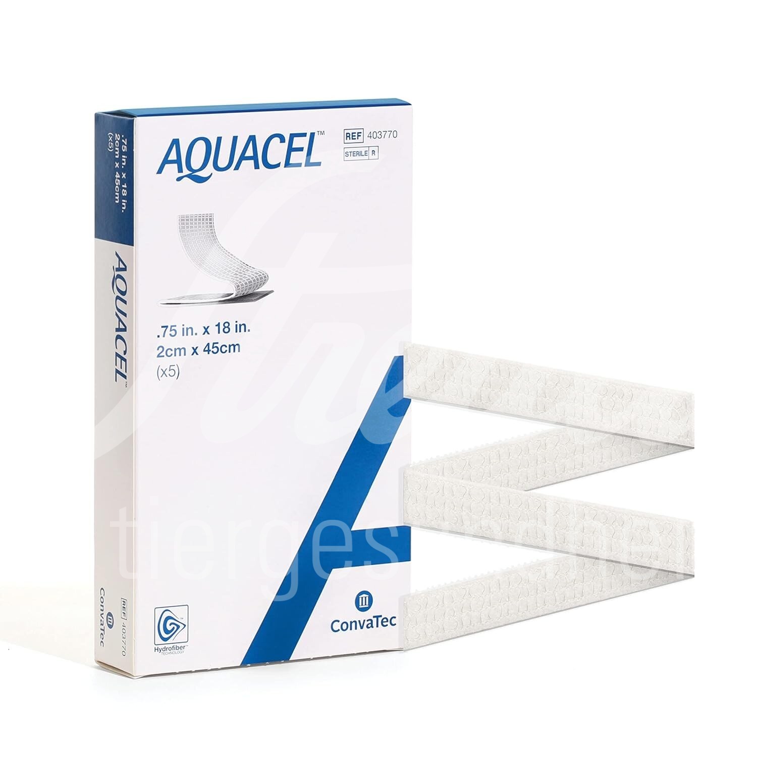 Aquacel Hydrofiber Tamponaden 1x45cm starke Fasern 5 Stk