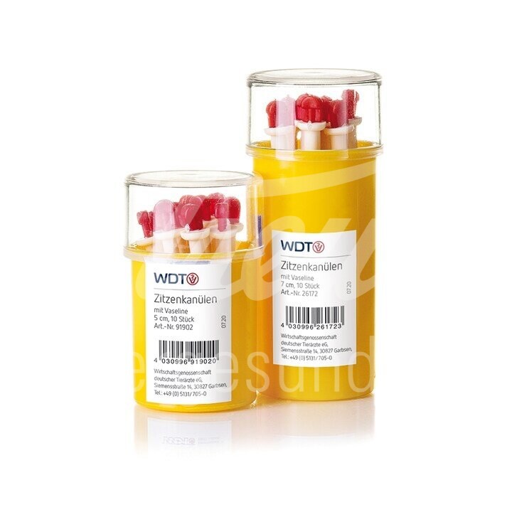 Zitzenkanülen WDT 5 cm 10 Stück