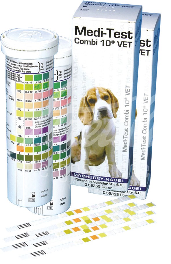 Harnteststreifen Combi 10 VET 100 Stück