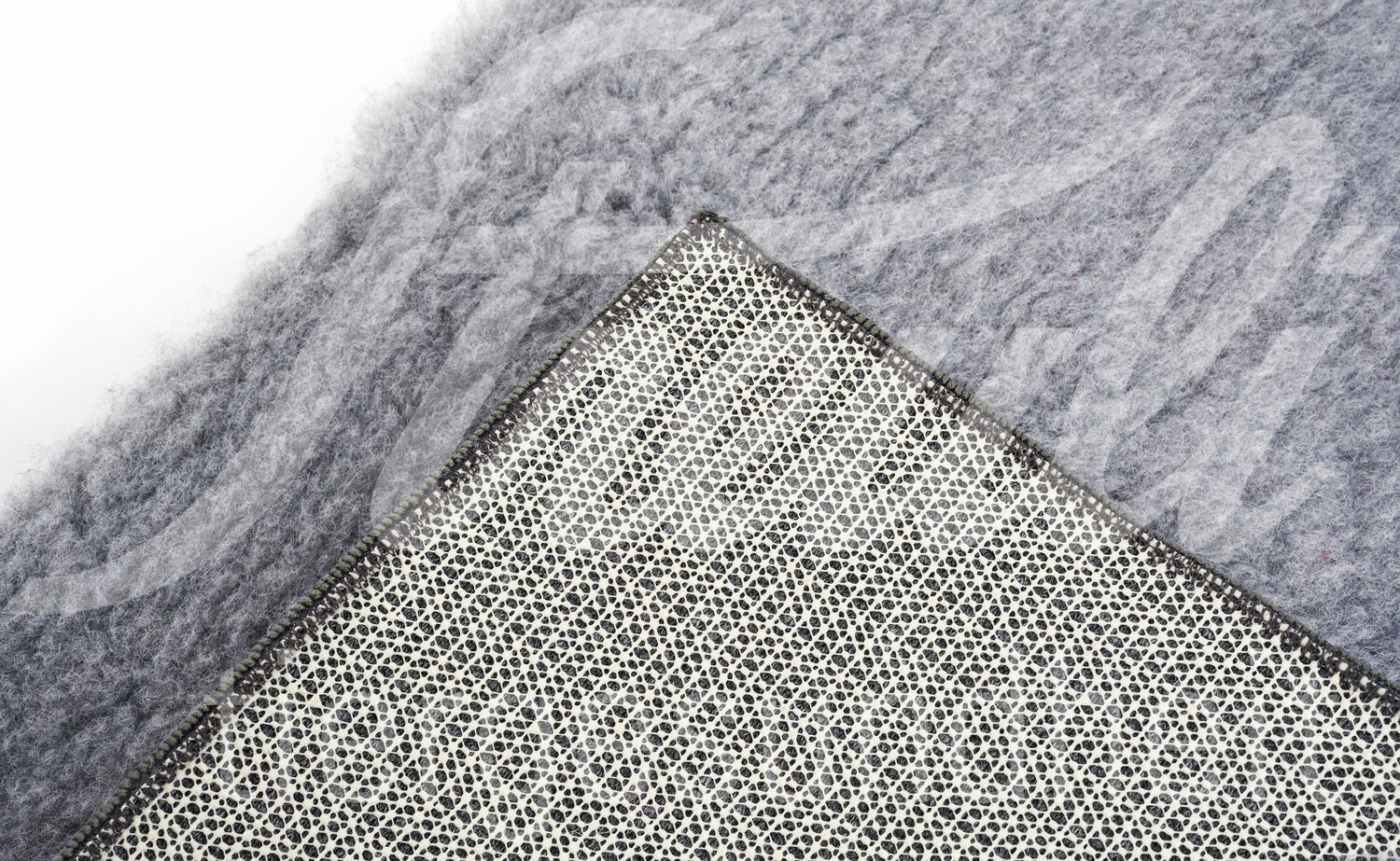 KRUUSE Liegedecke rutschfest grau 100 x 75 cm 1 Stück