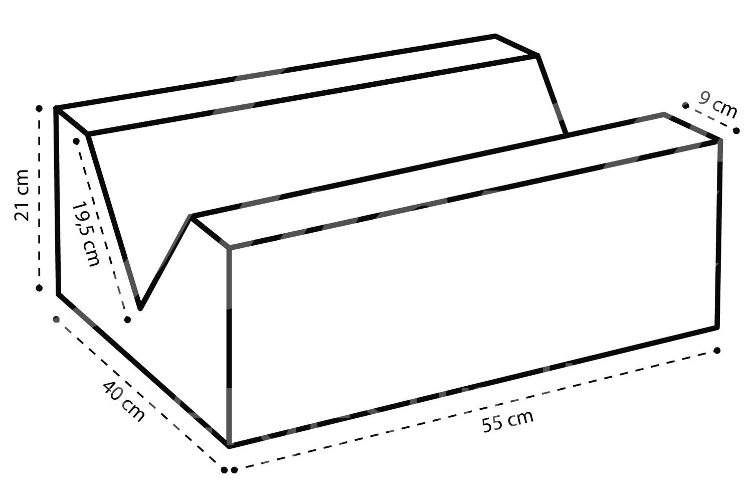 BUSTER Röntgenunterlage Schaumstoff 1 Stück