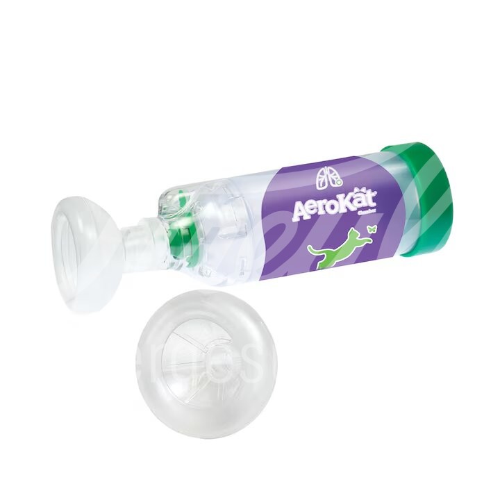 AeroKat Inhalator inkl. 2 Masken (S/M) & Flow-Vu Indikator 1 Stk AeroKat Inhalator inkl. 2 Masken (S/M) & Flow-Vu Indikator 1 Stk