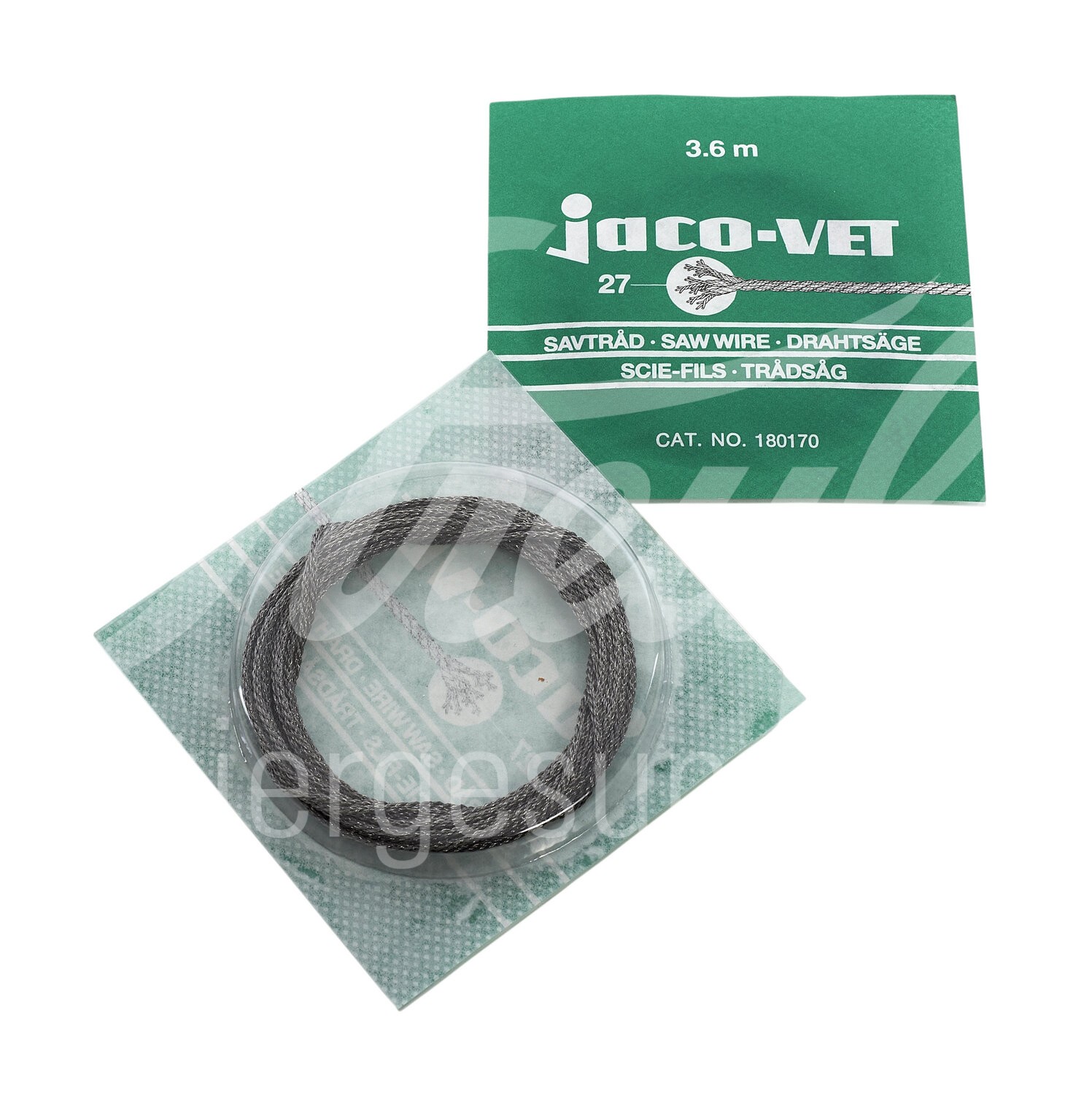 Jaco-Vet Drahtsäge 3,6 m, Ø 1.4 mm 1 Stück Jaco-Vet Drahtsäge 3,6 m, Ø 1.4 mm 1 Stück