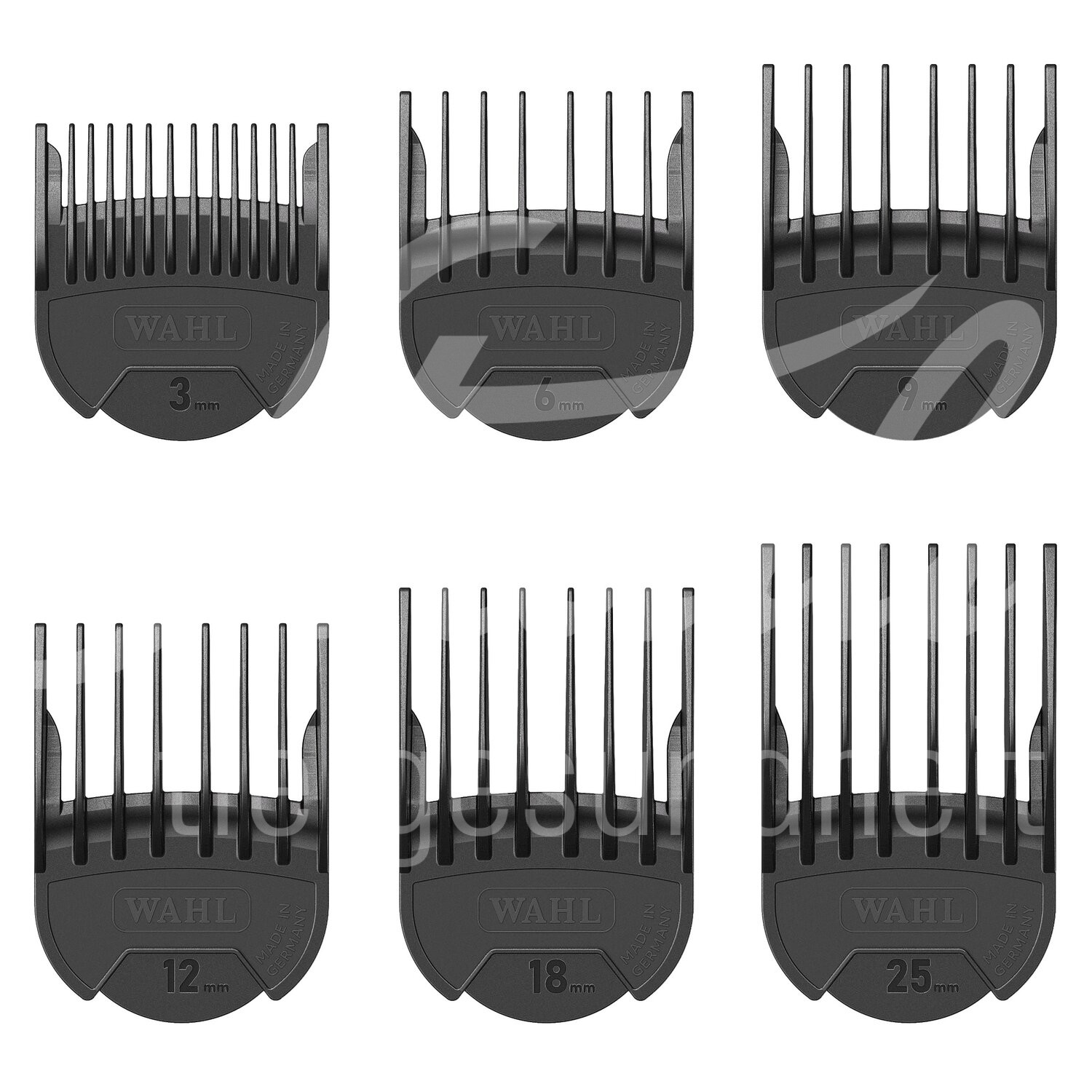 WAHL Aufsteckkamm Motiva/Creativa Kunststoff 6er 1 Set