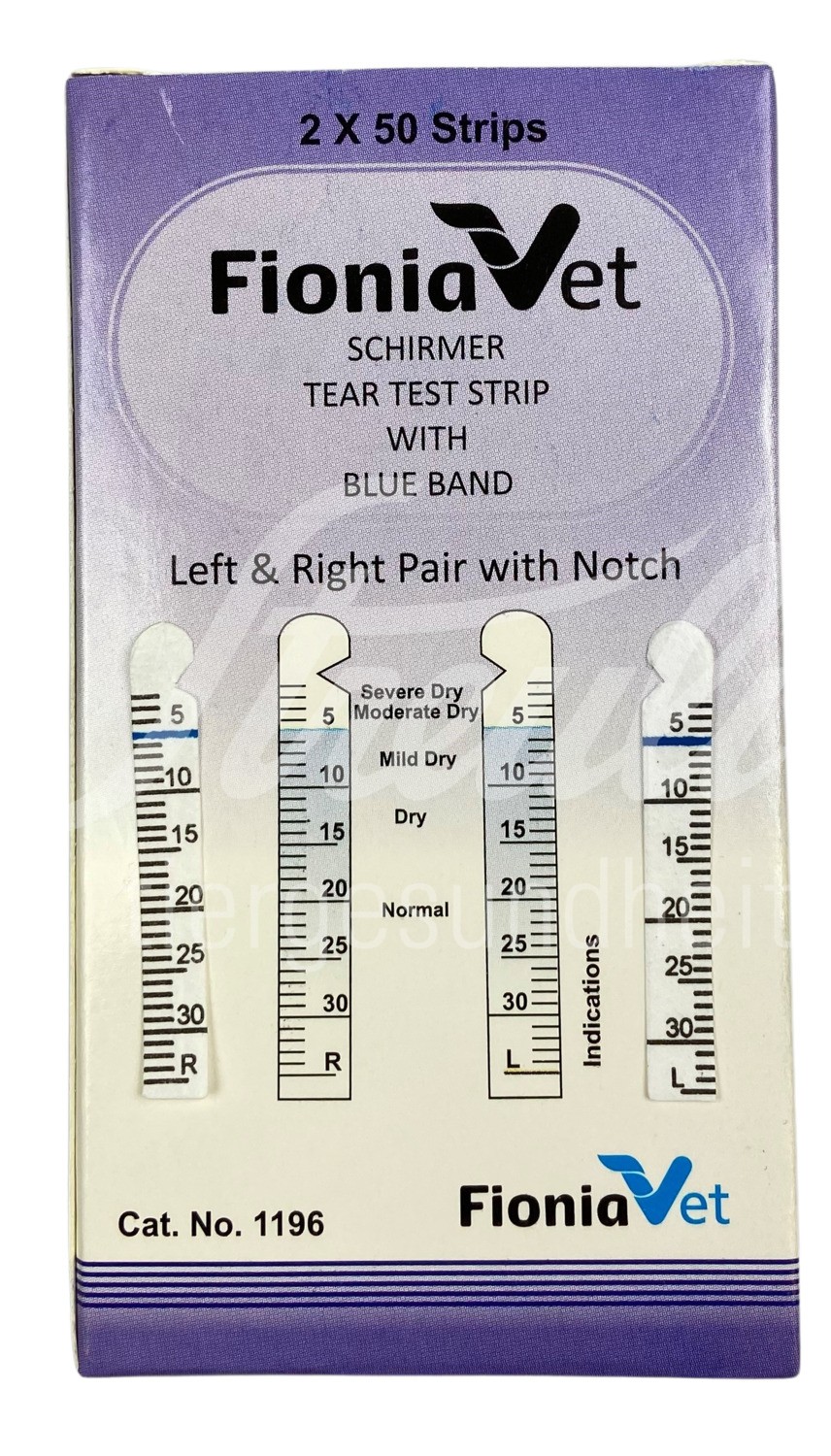 FV Schirmer Teststreifen 50 sterile Paare (L&R), paarweise verpackt