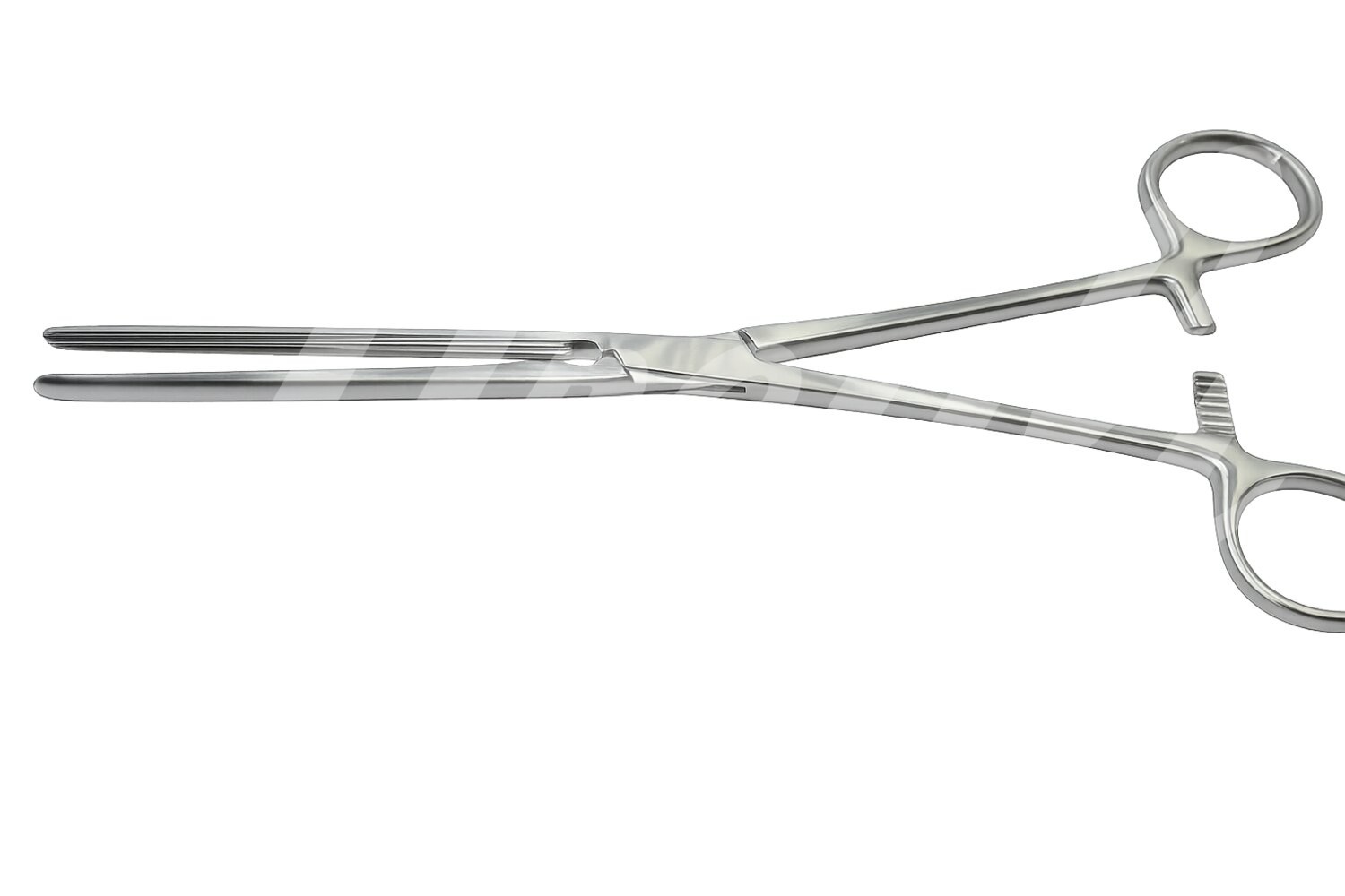 Darmklemme Doyen 24.0 cm gebogen Längsrillen 1 Stück