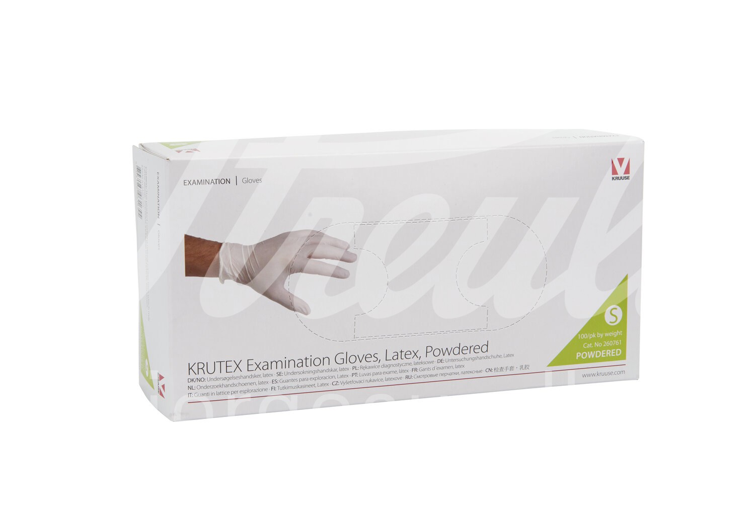KRUTEX Latex US-Handschuh S gepudert weiss 100 Stück KRUTEX Latex US-Handschuh S gepudert weiss 100 Stück