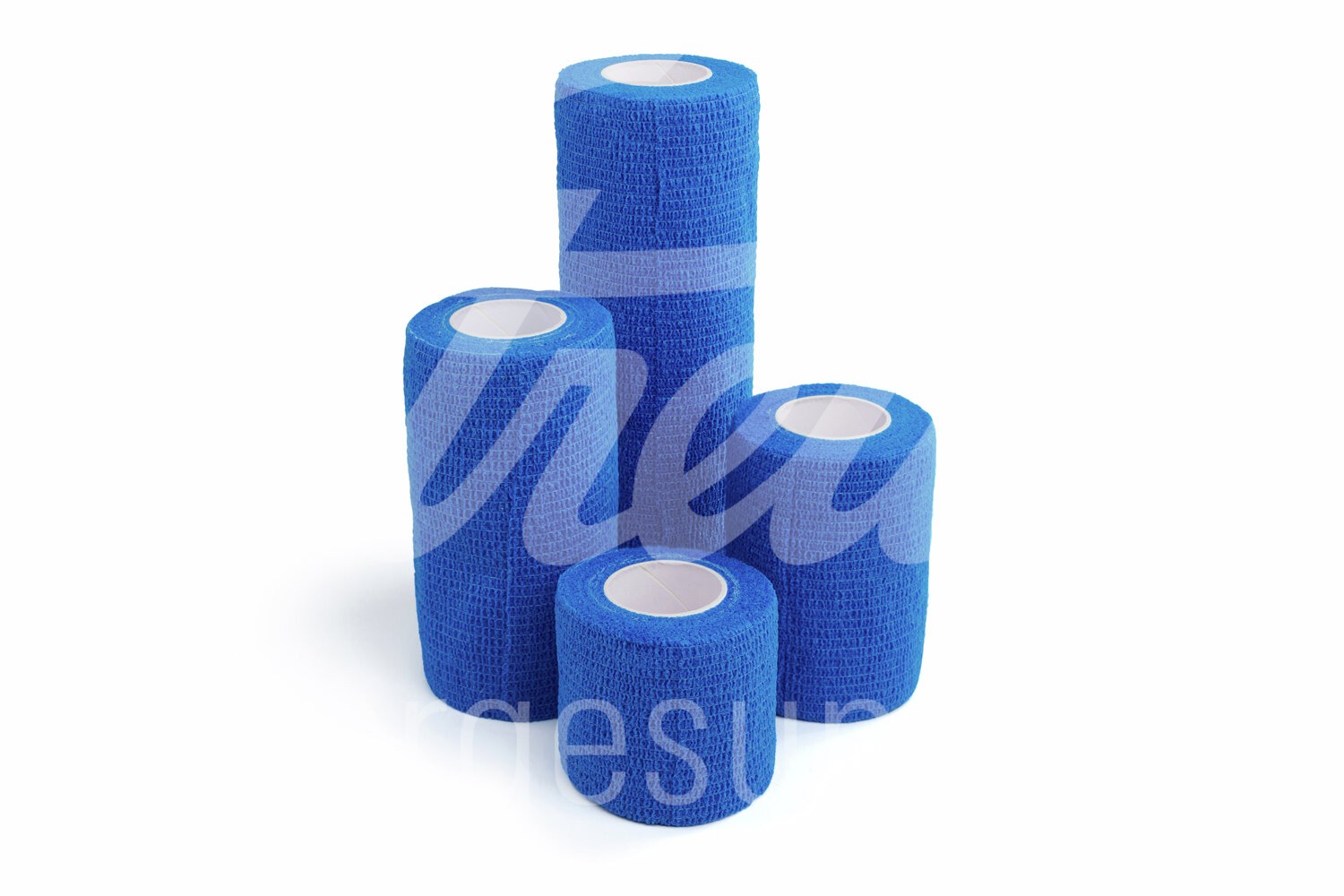 KRUUSE Cohesive Flex Bandage selbstkl. 7.5cm x 4.5m blau 24 Stk