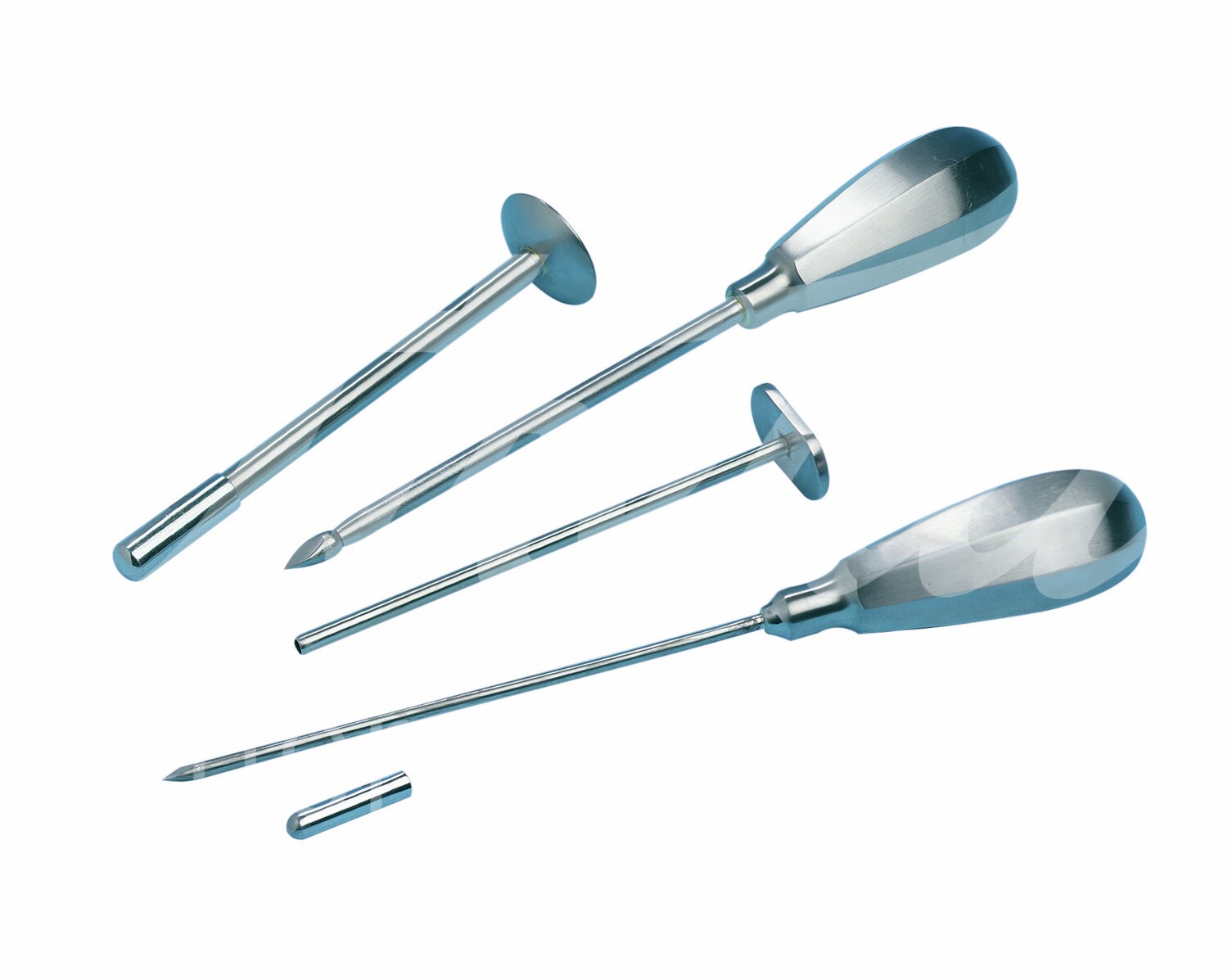 KRUUSE Trokar Ø 7 x 120 mm mit Hülse und Metallgriff 1 Stück