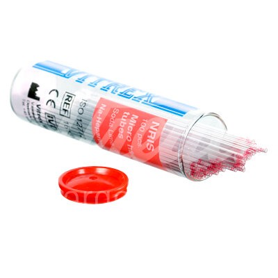 Hämatokrit Kapillaren 75 µl mit Hparin rot 7.5 cm 100 Stück Hämatokrit Kapillaren 75 µl mit Hparin rot 7.5 cm 100 Stück