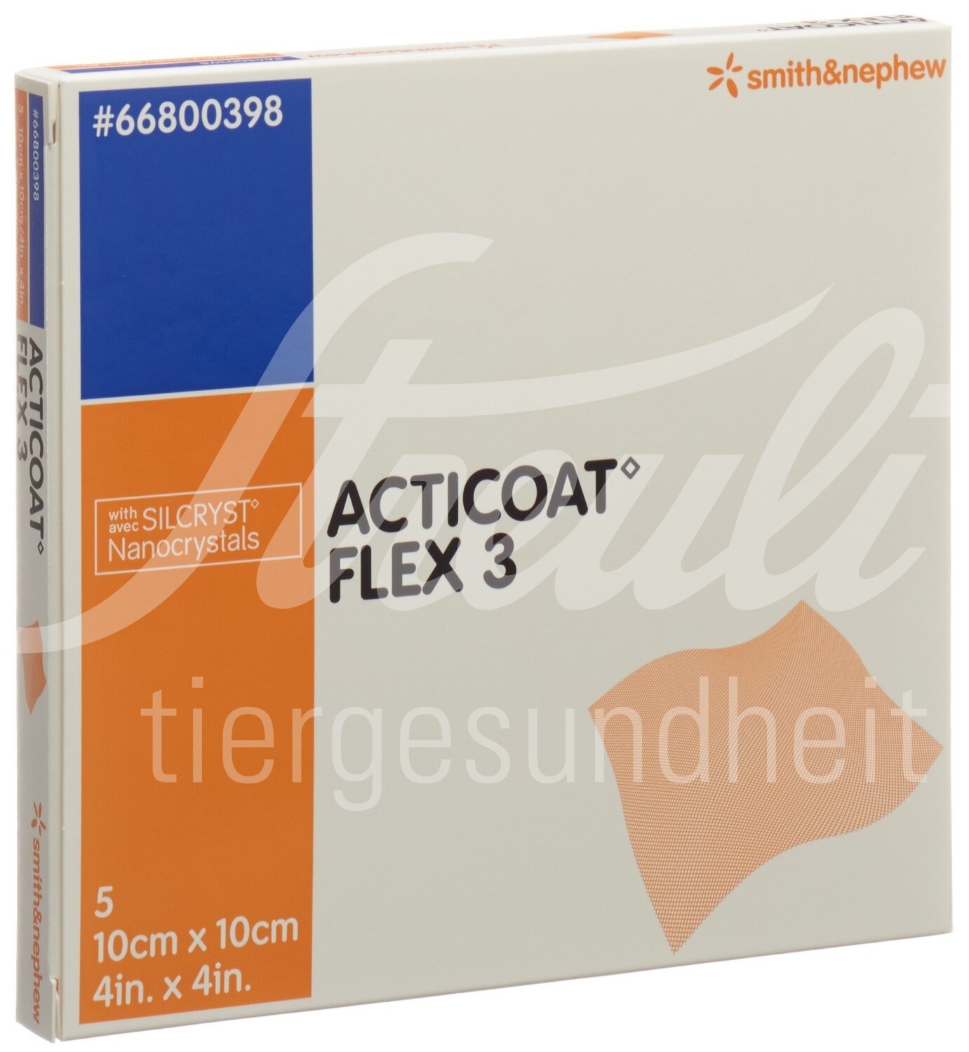 Acticoat Flex 3 Wundverband 10x10cm 5 Stk