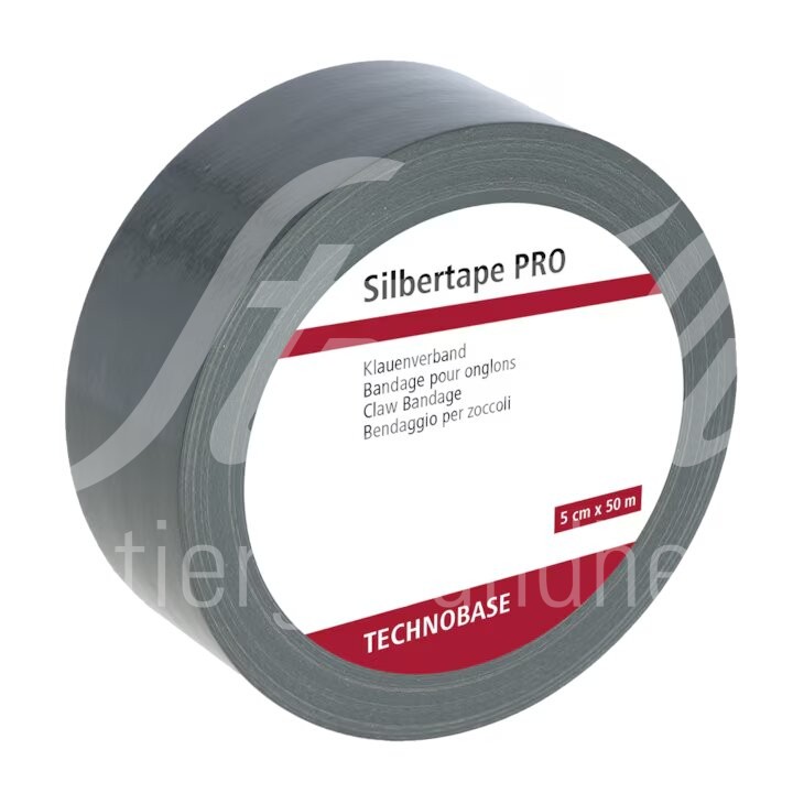 Kerbl Technobase Silbertape PRO, 50 mm x 50 m 1 Stück