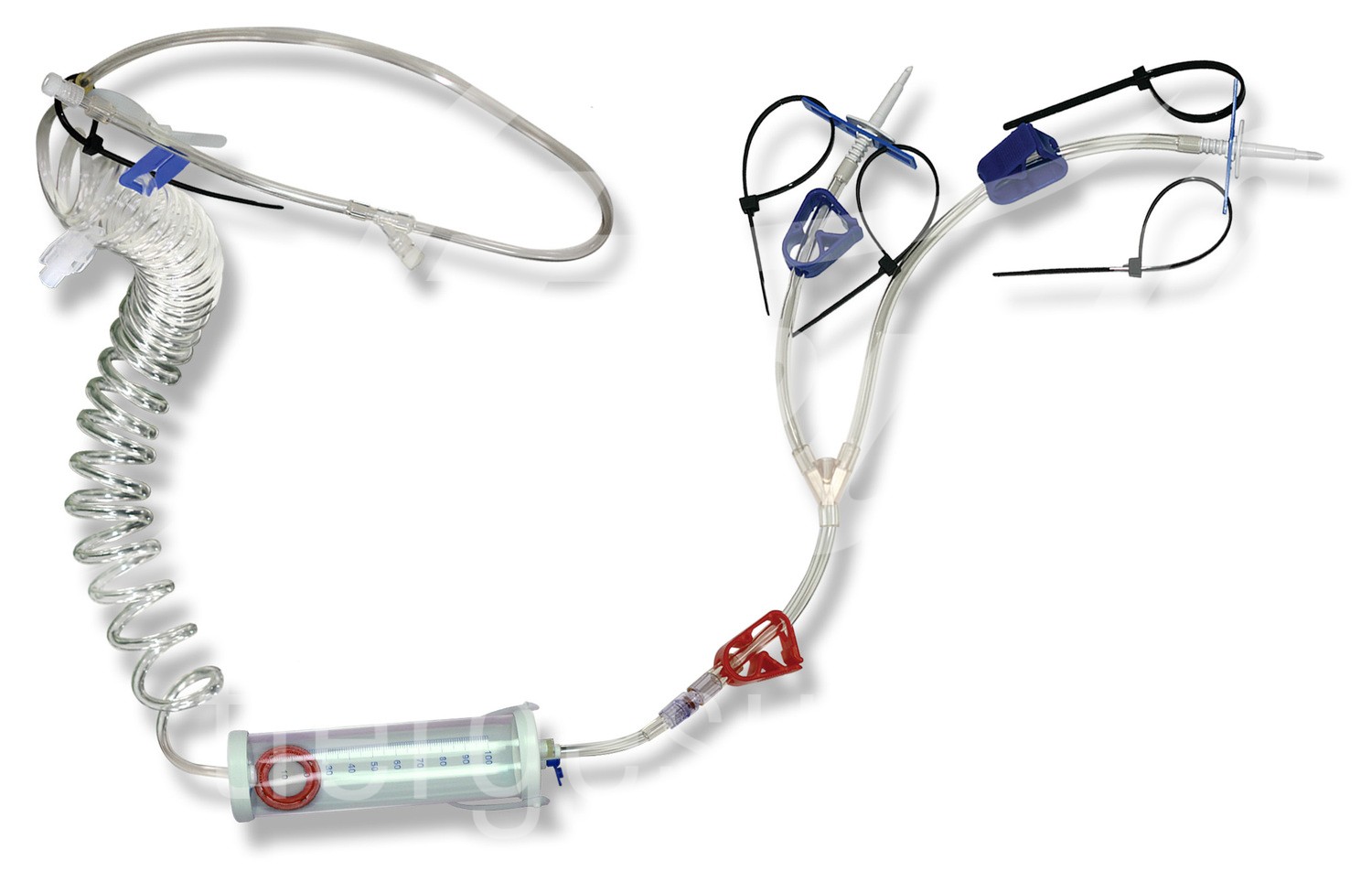 Infusionsleitung Aniset L/A mit 2 Spike & m. Bürette 1 Stück