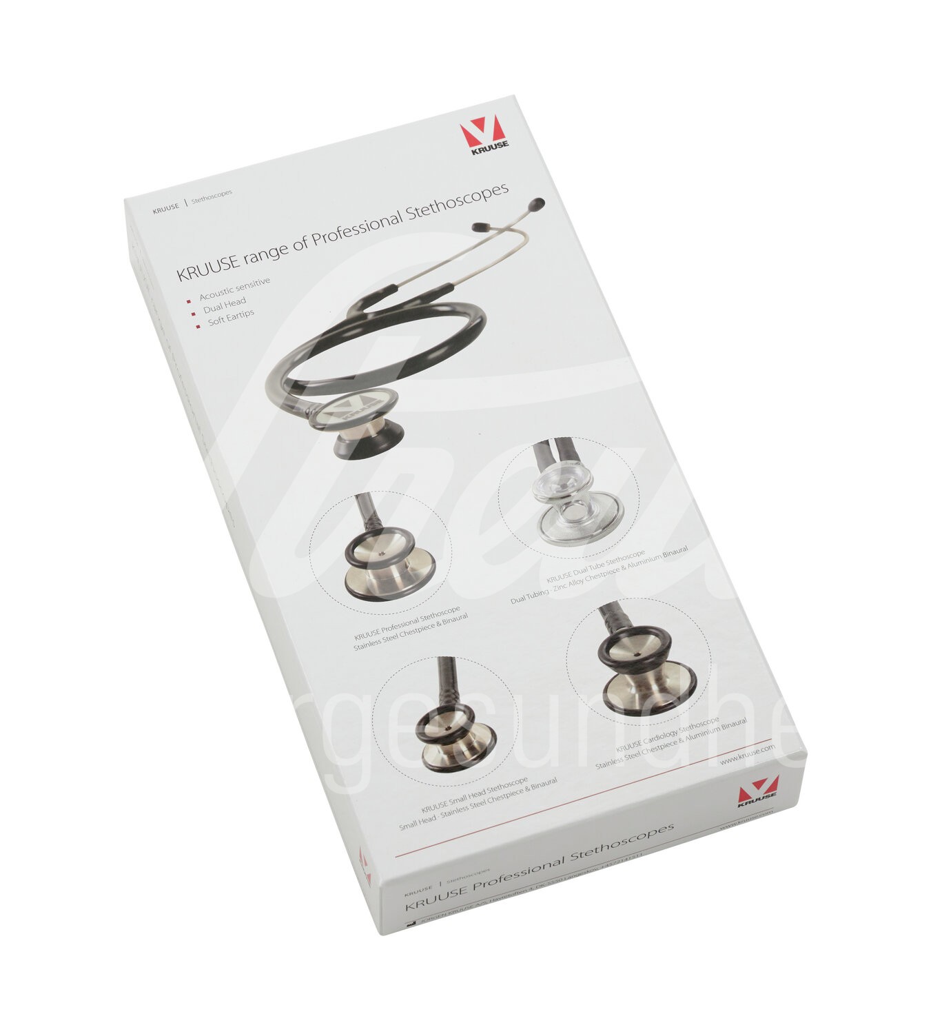 KRUUSE Professional Stethoskop Gesamtlänge 77 cm 1 Stück