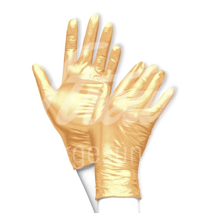 Unigloves Nitril US-Handschuh Fancy L puderfr. gold 100 Stk. Unigloves Nitril US-Handschuh Fancy L puderfr. gold 100 Stk.