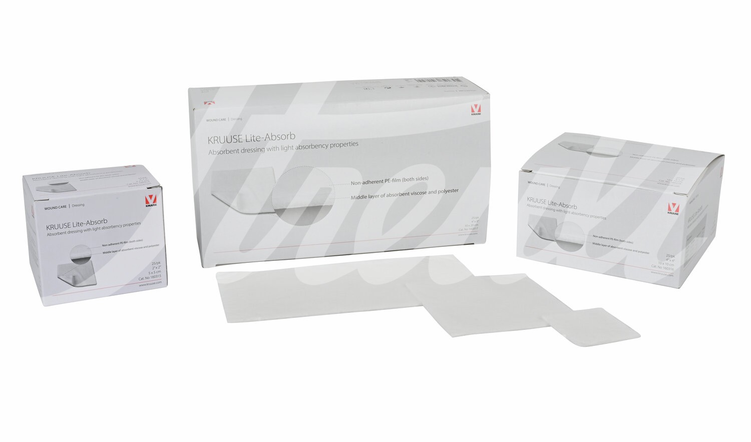 KRUUSE Lite-Absorb 5 x 5 cm saugfähige Wundauflage 25 Stk KRUUSE Lite-Absorb 5 x 5 cm saugfähige Wundauflage 25 Stk