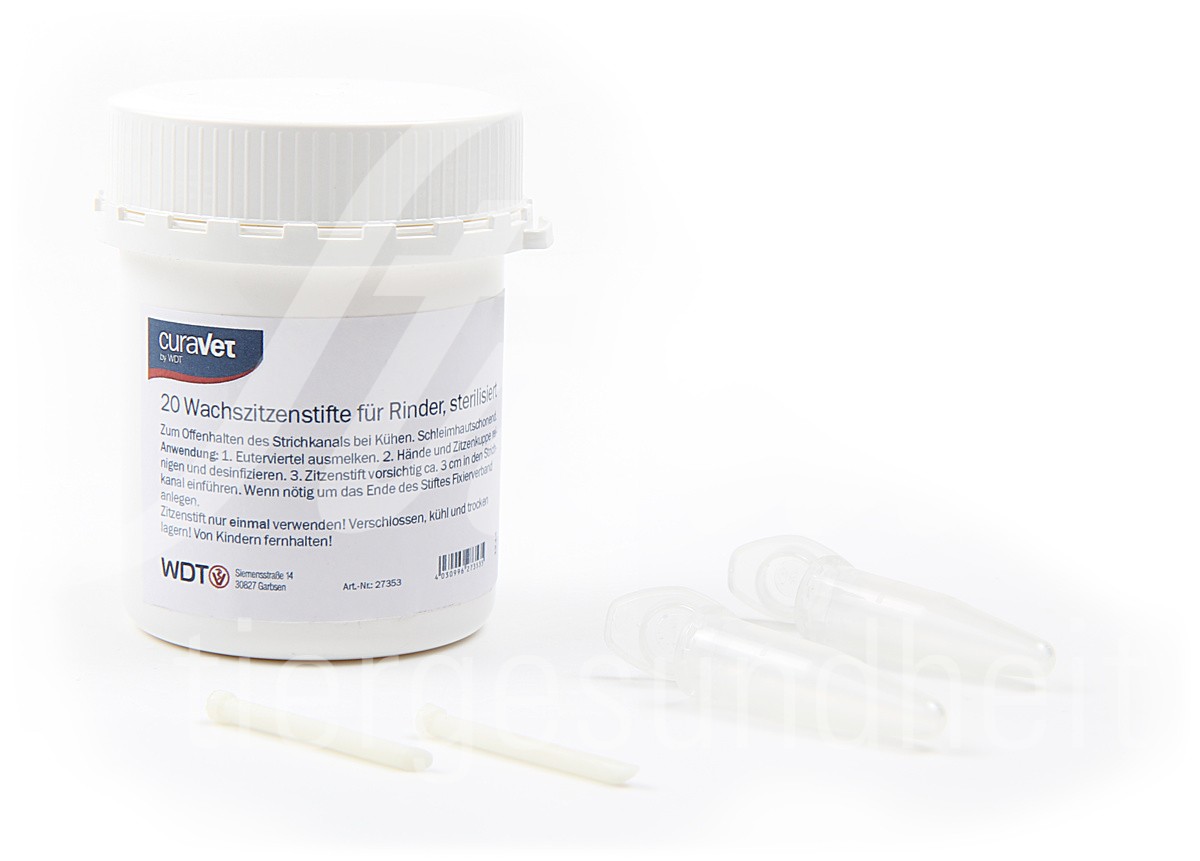 Wachszitzenstifte WDT 20 Stück