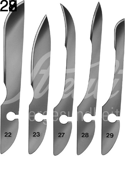 Bayha Skalpellklingen Figur 22 12 Stück