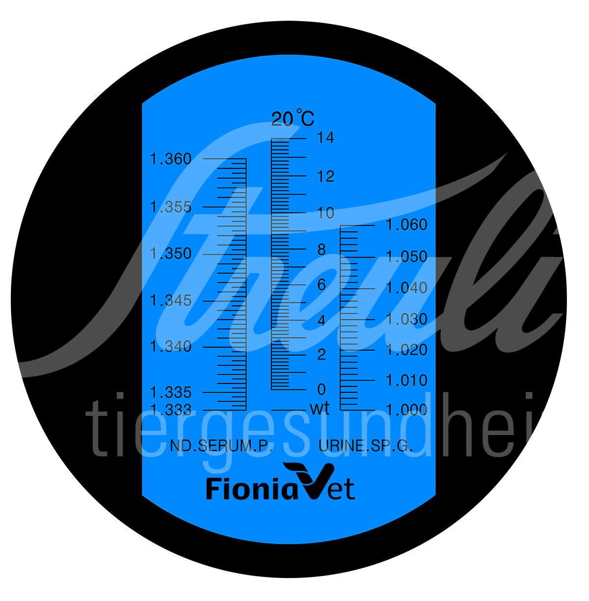 FV Klin. Refraktometer f. Serumprotein & spez. Gewicht 1 Stück