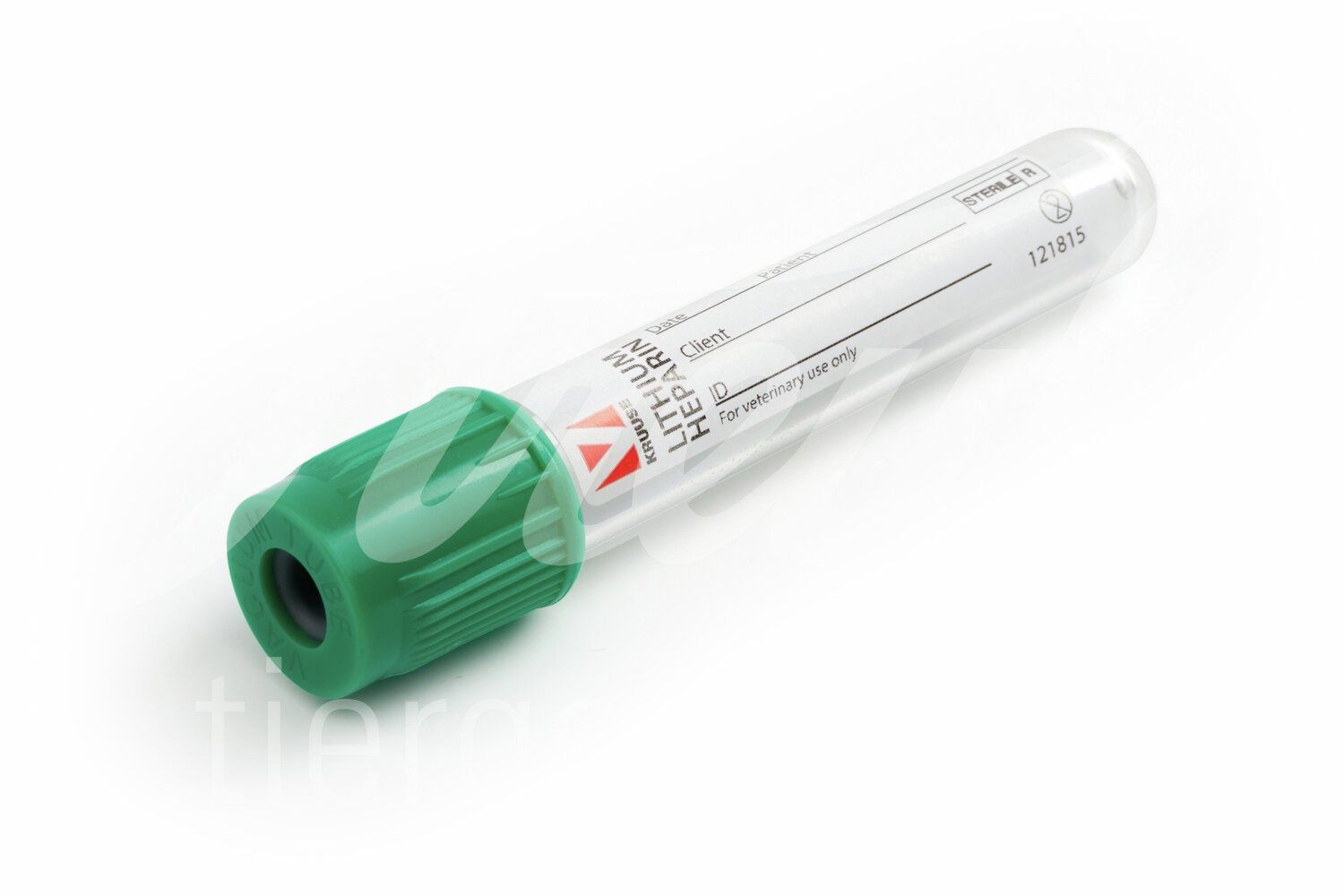 KRUUSE Blutproberöhrchen m. Vacuum 5ml Lithium Hep. 100 Stk
