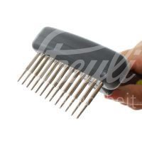 BUSTER Fell Kamm Unterfell lange flexible Zähne violett 1Stk.