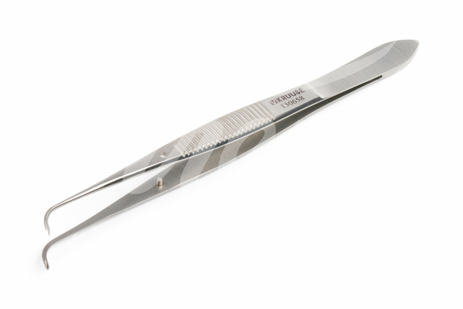 KRUUSE Irispinzette 11.5 cm abgewinkelt 1:2 Zähne 1 Stück