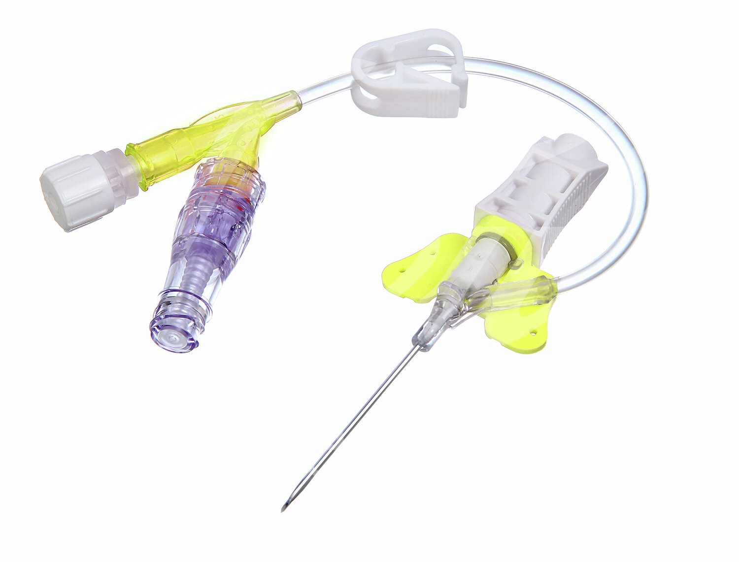 KRUUSE SafeVet IV Kombisatz 24G 0,7 x 19 mm gelb 20 Stück