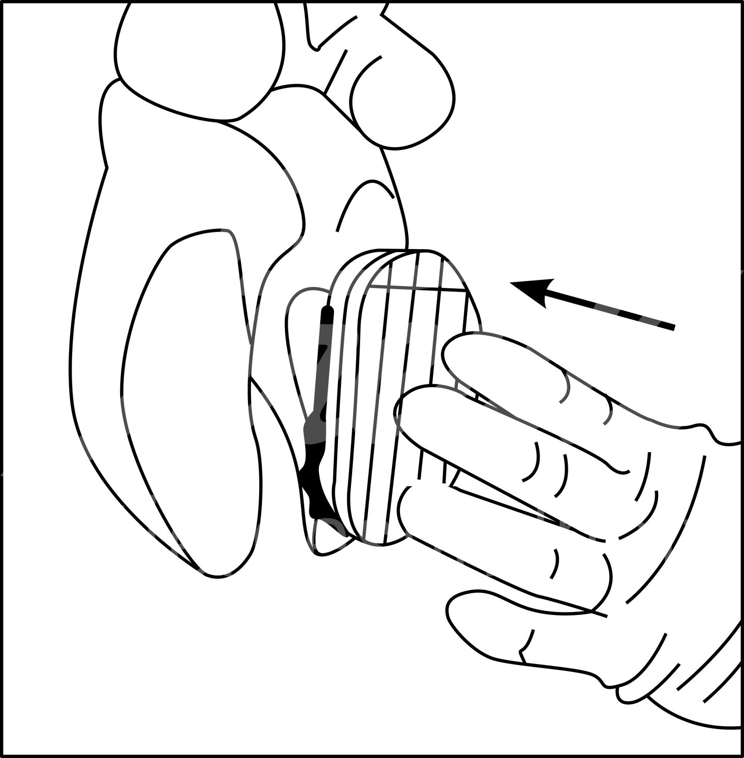KRUUSE Klauenkleber 2-Komp.-Polyurethan 200 ml Kartusche