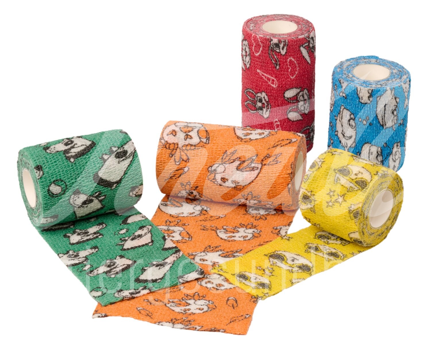 FV FancyFlex Cartoon Bandagen bitter bunt 10cm x 4.5m 10Stk