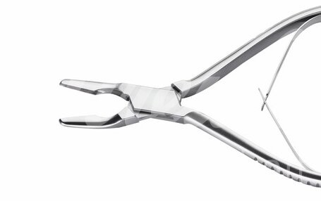 Hohlmeisselzange leicht gebogen 1 Stück