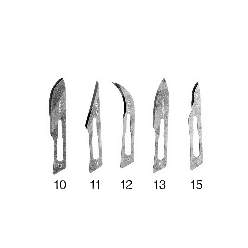 KRUUSE Skalpellklingen Fig. 10 steril Edelstahl 100 Stück KRUUSE Skalpellklingen Fig. 10 steril Edelstahl 100 Stück