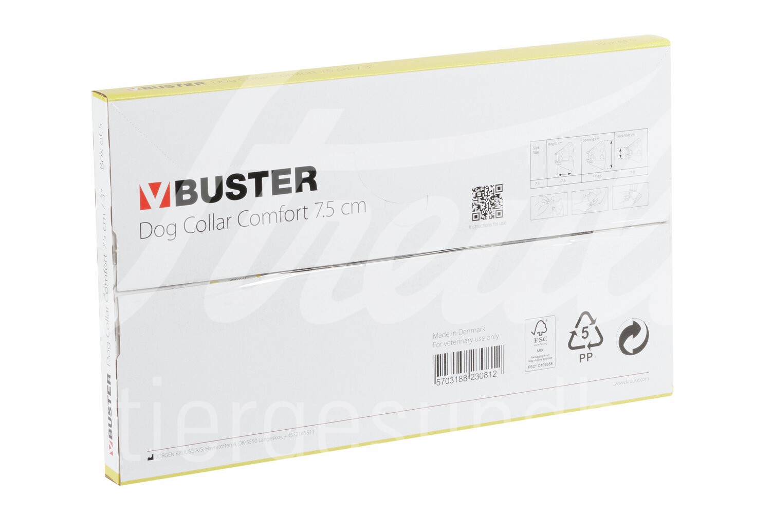 BUSTER Halskragen Comfort transp. Schnell-Versch. 7.5cm 5Stk BUSTER Halskragen Comfort transp. Schnell-Versch. 7.5cm 5Stk