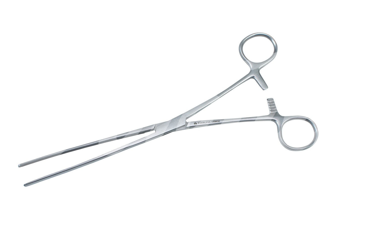 KRUUSE Darmklemme 23.0 cm gerade Längsrillen 1 Stück