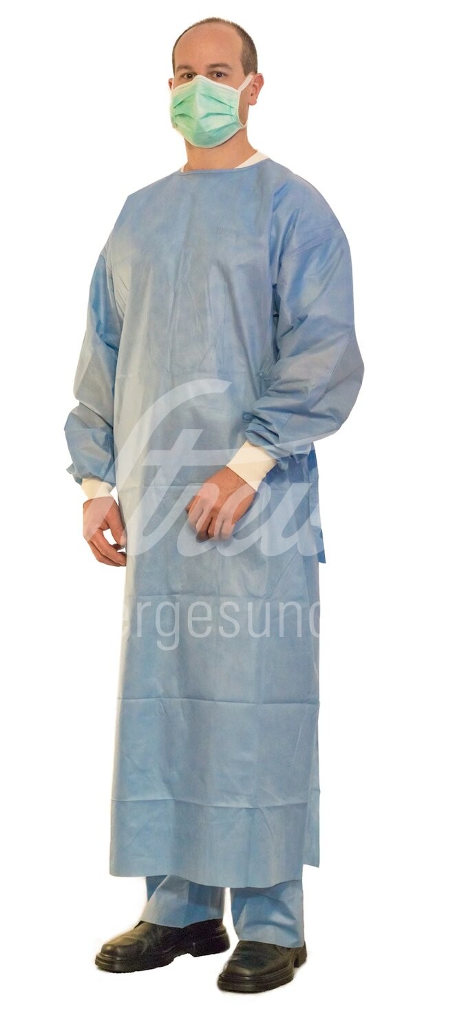 OP-Kittel Grösse L, Länge 125 cm, SMS, steril 1 Stück