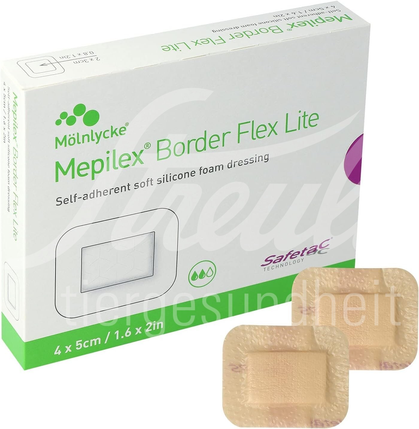 Mepilex Border Flex Lite 10x10cm 5 Stk