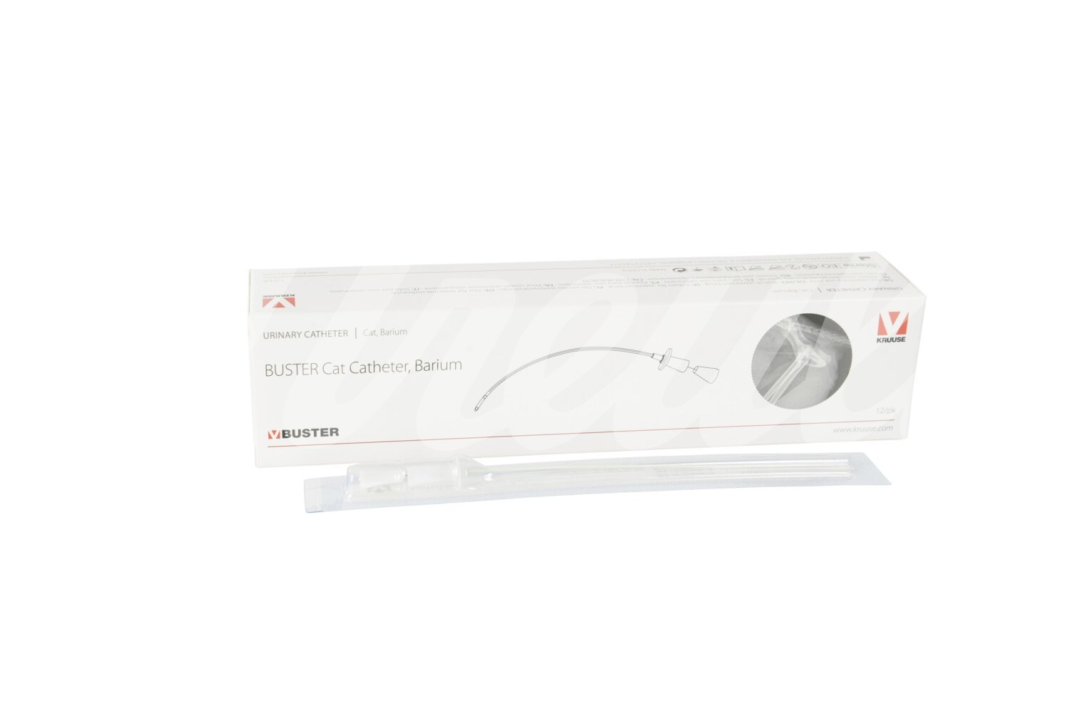 BUSTER Harn Kath. Katze Barium m. Mandrin 1.0x130 mm 12 Stk