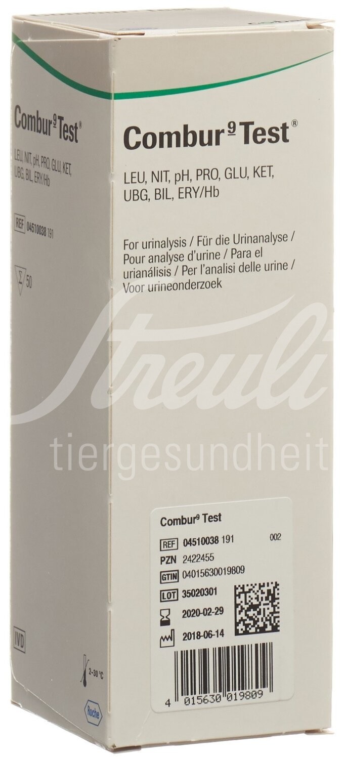 Combur 9 Test Streifen 50 Stk