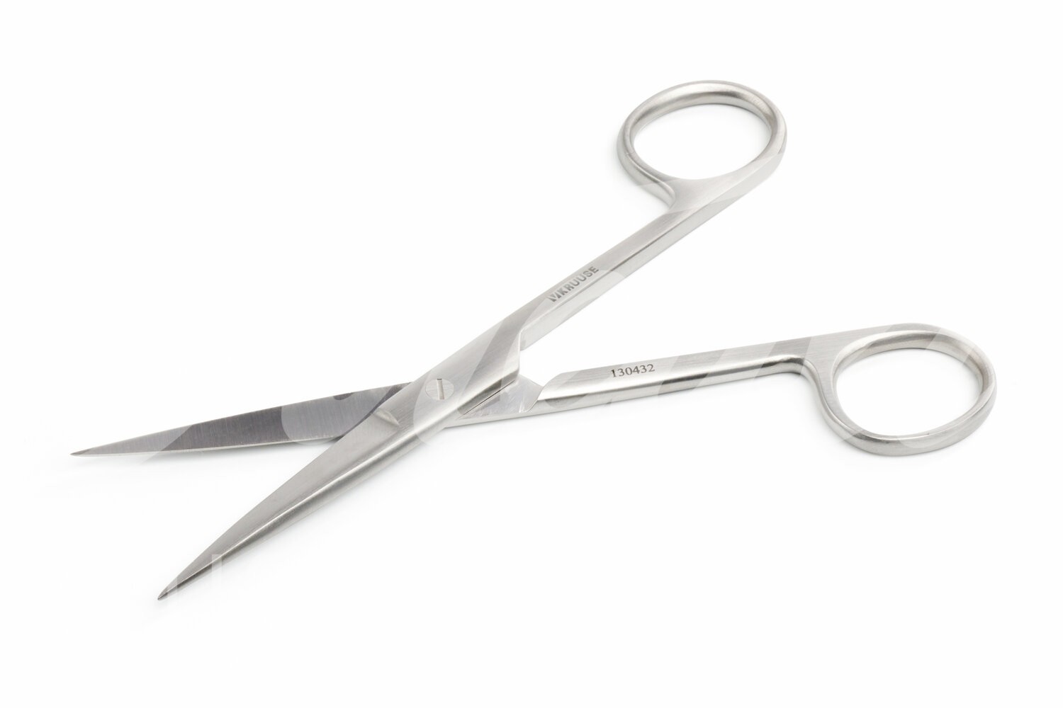 KRUUSE chirurgische Schere 11.5 cm spitz/spitz gerade 1 Stück