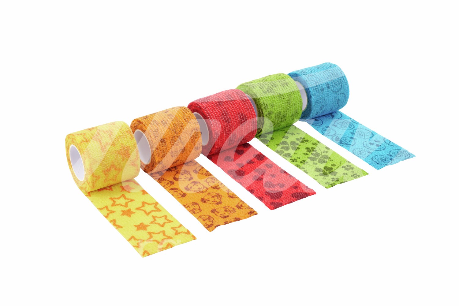 KRUUSE Fun Flex Care Bandagen Inside-Out 10cm x 4.5 m 10 Stk