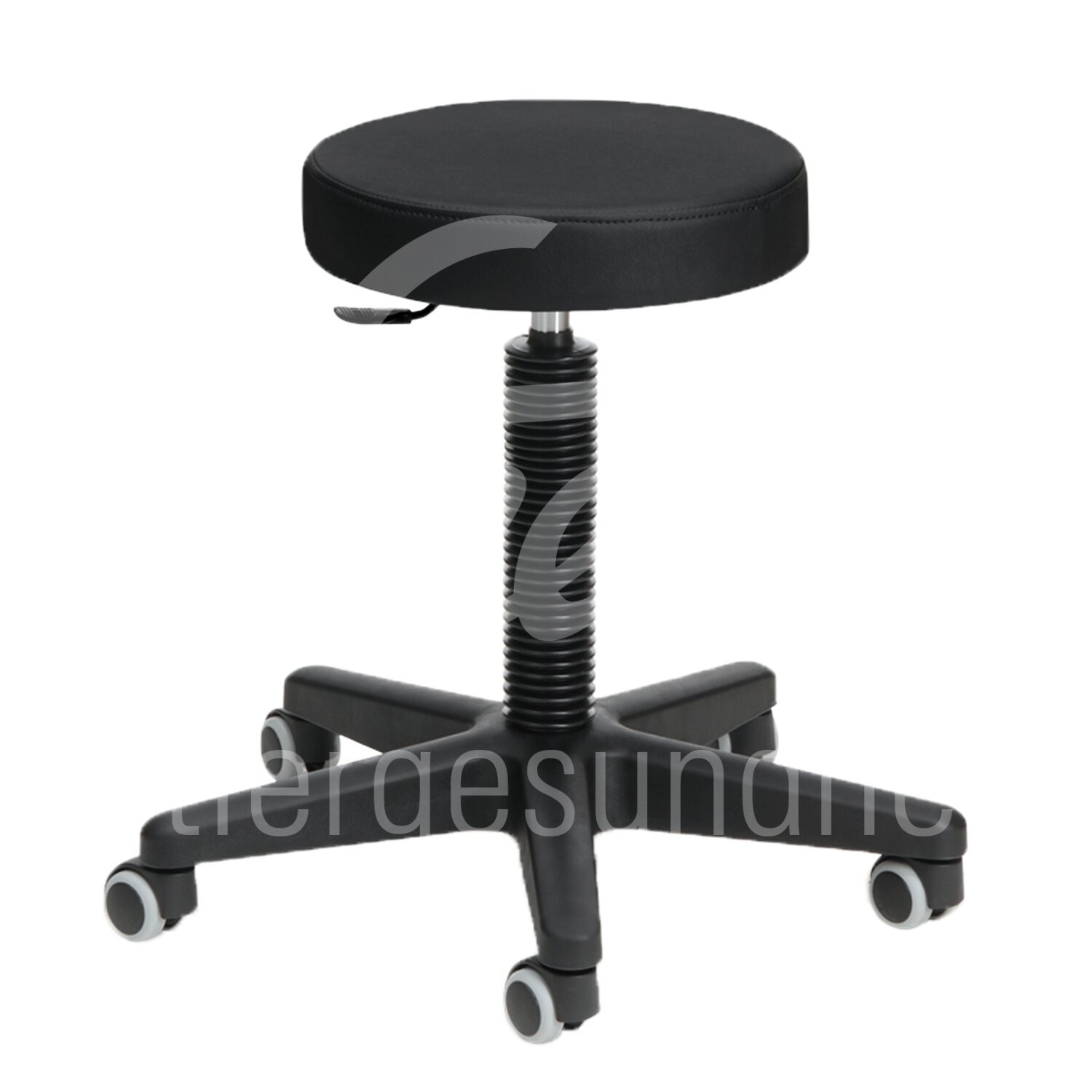 OP-Rollhocker, mit Rundsitz, schwarz 1 Stück