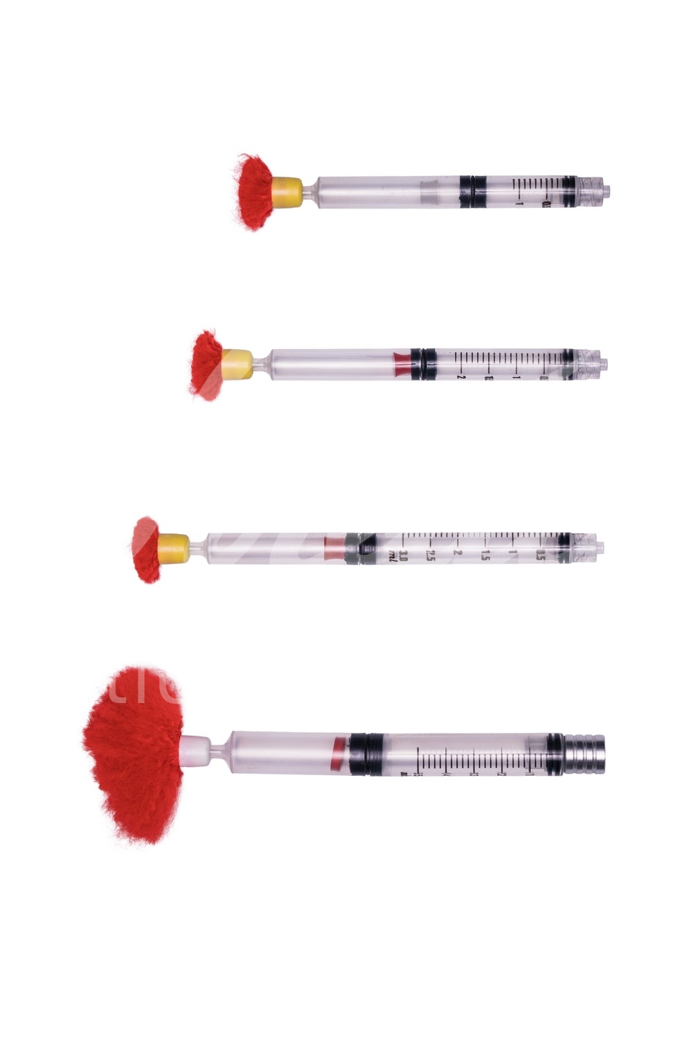 Blasrohrpfeile 1 ml 5 Stück Blasrohrpfeile 1 ml 5 Stück