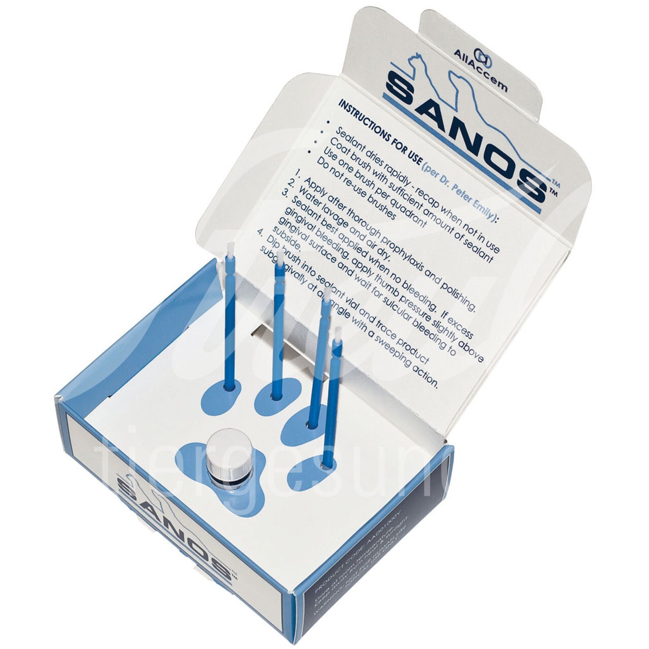 Sanos dentaler Versiegelungslack Einzeldosis 1 Stück