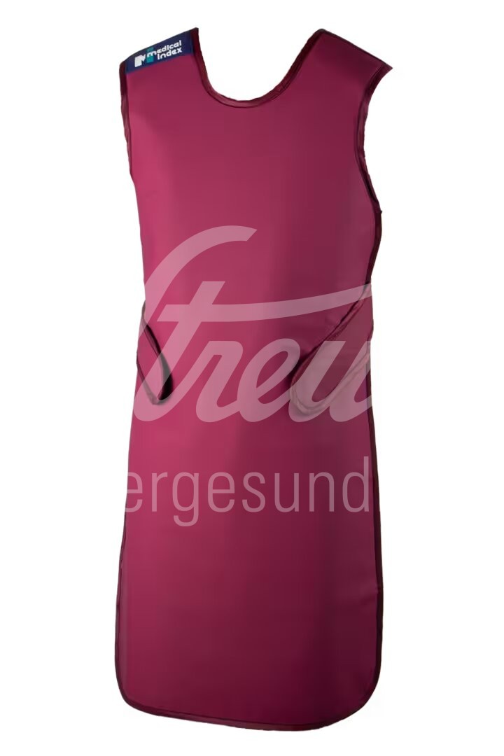 Röntgenschürze 110cm dunkelrot mit Klettverschluss 1 Stück